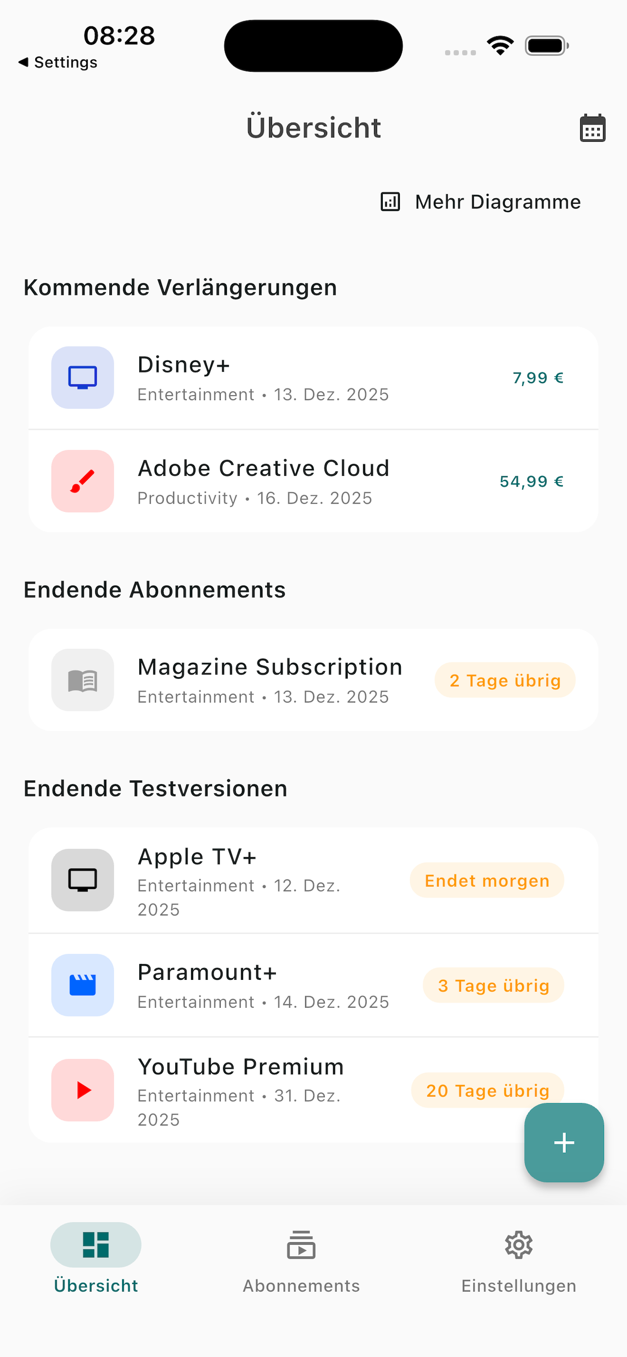All Subscriptions